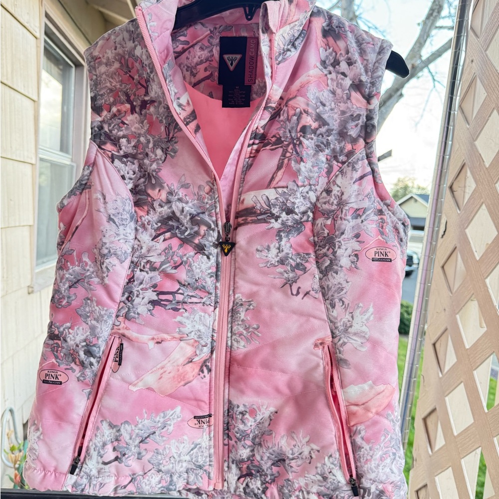 Pink Floral Women's Vest by